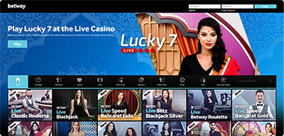 Betway live casino India