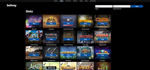 Betway India casino games