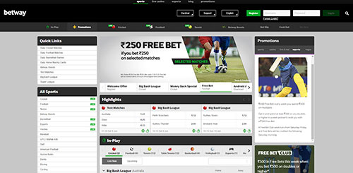 Betway sports betting options