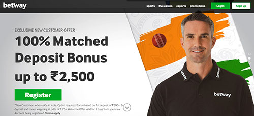 Betway sports bonus