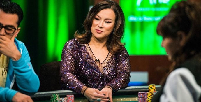 Jennifer Tilly playing poker