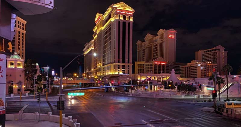 Las Vegas empty streets