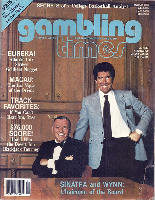 gambling times magazine cover march 1984