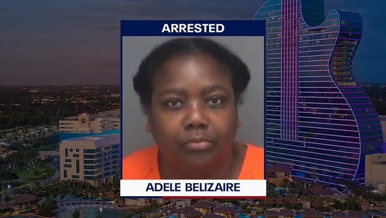 Adele Belizaire mug shot hard rock seminole