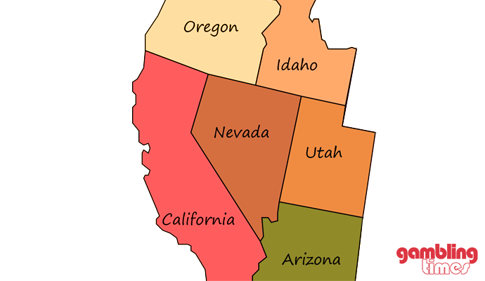 nevada surrounding states gambling age